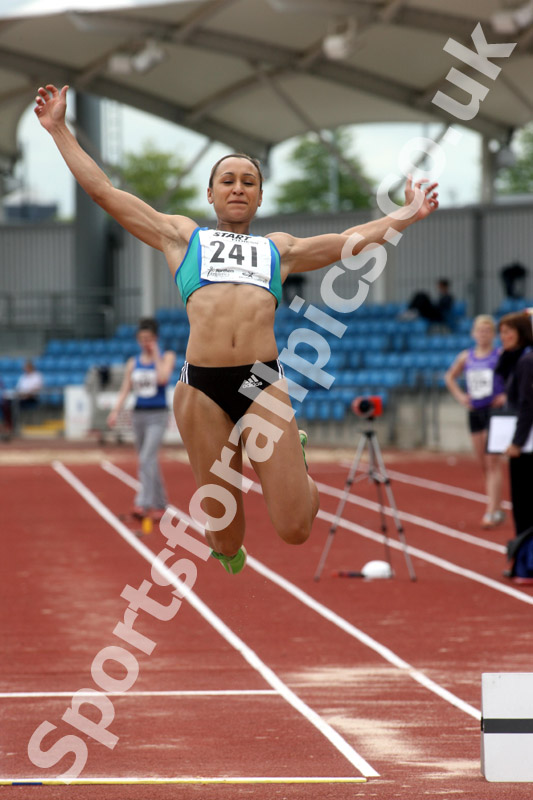 Jessica Ennis (City of Sheffield) winner of the long jump, Northern Championships, Sport City Manchester